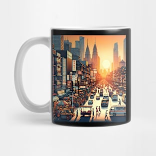 Sunset in Asia Mug